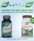 Nature'S Way Ashwagandha 500 Mg Per Serving 60 Vcaps (Packaging May Vary)(Packaging May Vary)