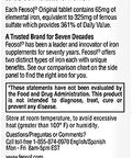 Feosol Original Ferrous Sulfate Iron Supplement 120 CT (Pack of 3)