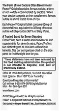 Feosol Original Ferrous Sulfate Iron Supplement 120 CT (Pack of 3)
