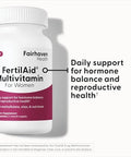 Fairhaven Health Female Fertility Supplement Starter Pack Fertilaid For Women Ovaboost And Fertilecm Combo Capsules