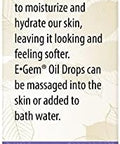 Carlson EGem Oil Drops 5000 IU Vitamin E Moisturizes and Nourishes Skin Skin and Bath Oil 0.5 Fl Oz (Pack of 1)