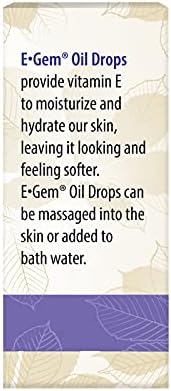 Carlson EGem Oil Drops 5000 IU Vitamin E Moisturizes and Nourishes Skin Skin and Bath Oil 0.5 Fl Oz (Pack of 1)