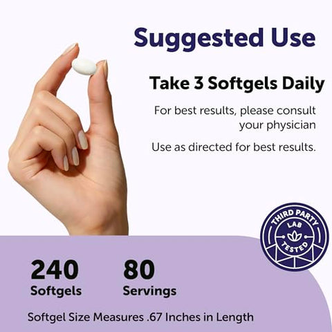 Micro Ingredients Magnesium Glycinate 800 Mg Per Serving 240 Softgels Chelated Magnesium Supplement With Mct Oil Non-Gmo Gluten Free No Soy