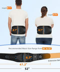 Comfytemp Cordless Heating Pad With Back Brace For Lower Back Fsa Eligible Hsa Portable Wireless Wearable Heated Rechargeable Lumbar Support Fathers Day Dad s 3 Heat 3 Timer 52""(No Massage)
