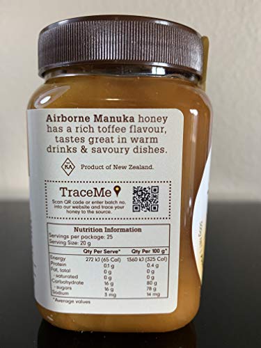 Airborne Manuka Honey 500g / 1.1lbs