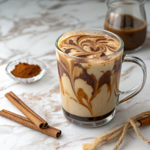 Starbucks Non-Dairy Brown Sugar Cinnamon Flavored Creamer, Oatmilk Coffee Creamer, Inspired By Brown Sugar Shaken Espresso 28 fl oz