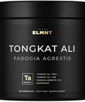 Terra Elmnt 200X Strength Tongkat Ali For Men W. Fadogia Agrestis Extract - 10 Eurycomanone Longjack Highest Potency Fadogia Agrestis Tongkat Ali Supplement - Muscle Growth & Test Booster Pills For Men