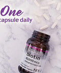 Bluebonnet Nutrition Beautiful Ally Biotin 10000 Mcg Strengthen Hair & Nails Nongmo Vegan Kosher Gluten Soy 90 Vegetable Capsules 90 Servings