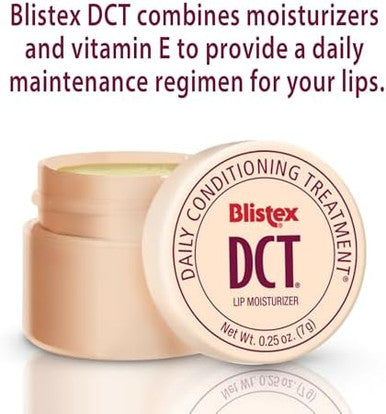 Blistex Dct Daily Conditioning Treatment 0.25 Ounce (Pack Of 12) Ã¢â‚¬â€œ Lip Moisturizer With Vitamin E Soften & Smooth Lips Surface Daily Lip Care Product Works In All Climates