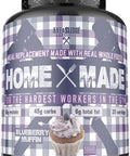 Axe & Sledge Supplements Home Made Whole-Foods-Based Meal Replacement Powder With Digestive Enzymes Protein Carbohydrates And Fats 25 Servings Blueberry Muffin