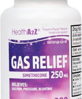 HealthA2Z Gas Relief Simethicone 250mg Fast Acting Gas Relief Bloating Pressure Discomfort