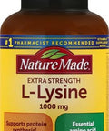 Nature Made Extra Strength L-Lysine 1000 Mg Tablets 60 Count For Protein Synthesis