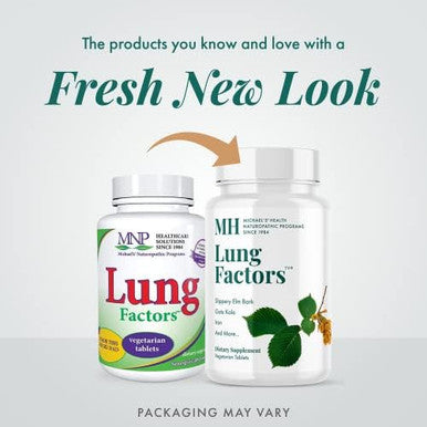 Michael'S Health Naturopathic Programs Lung Factors - 60 Vegetarian Tablets - Nutrients For Lung Function - With Vitamin D, Calcium, And Magnesium - Kosher - 20 Servings