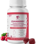 Lukaree 2 Pack Cranberry Gummies For Women " Cranberry Complex With Dmannose Ashwagandha Magnesium Ginseng " Urinary Tract Mood & Energy Support " Daytime Vitality Supplement " 120 Count