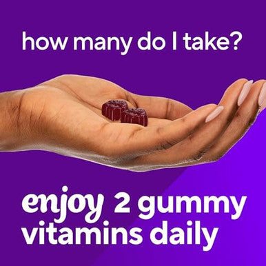 Vitafusion Iron Gummy Vitamin Supplement Supports Red Blood Cell Production Guava Hibiscus Flavor 30 Servings 60 Count