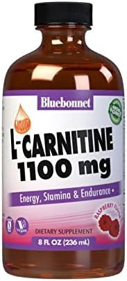 Bluebonnet Liquid Lcarnitine 1100 Mg Raspberry 8 Fluid Ounce