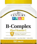 21St Century Healthcare B Complex Plus Vitamin C Tablets 100 Count (Pack Of 1)
