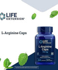 Life Extension L-Arginine Caps - L-Arginine Supplement For Men And Women With Vitamin C - For Immune System Support And Cardiovascular Health -700 Mg ÃƒÂ¢Ã¢â€šÂ¬Ã¢â‚¬Å“ Gluten-Free, Non-Gmo ÃƒÂ¢Ã¢â€šÂ¬Ã¢â‚¬Å“ 200 Capsules