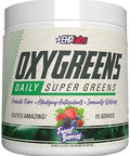 Ehp Labs Oxygreens Super Greens Powder " Daily Greens & Superfood Supplement With Spirulina Chlorella Prebiotics Digestive Enzymes Antioxidants " 30 Servings (Forest Berries)