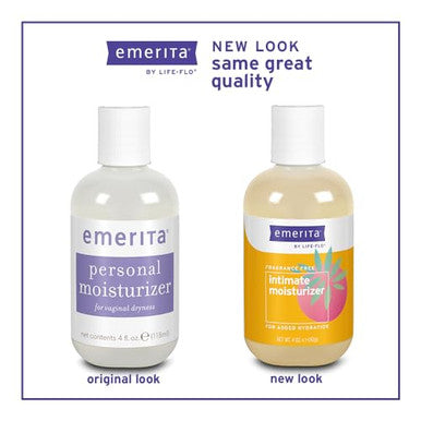 Emerita Personal Moisturizer Intimate Skin Care For Vaginal Dryness Water Based With Calendula & Vitamin E Estrogen & Paraben 4 Fl Oz