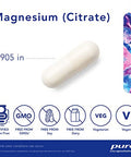 Pure Encapsulations Magnesium citrate 150 mg 180 vcaps