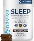 Revive Md Melatonin Sleep Support Supplement For Adults Honey Lemon Natural Sleep Aid Supplements With Magnesium (Glycinate) Inositol & Ltheanine For Deep Relaxation (30 Servings)