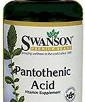 Swanson Pantothenic Acid (Vitamin B-5) Energy Metabolism Nerve Function Support 250 mg 250 Capsules