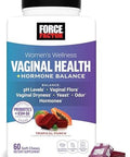 Force Factor Vaginal Health Probiotic Supplement For Women With Ksm66 Ashwagandha & 5B Cfus For Ph Balance Vaginal Flora & Hormone Balance Support Women'S Wellness Tropical Punch 60 Soft Chews