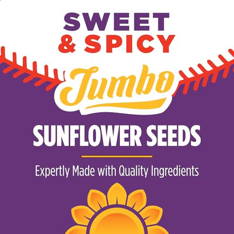 Aaron Judge Limited Edition DAVID Seeds, Sweet & Spicy Jumbo Sunflower Seeds, Bold Flavor, 8g Protein per Serving, Father's Day Baseball Snack for Dad, 5.25 oz (Pack of 12)
