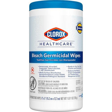 Cox30577 - Clorox Healthcare Bleach Germicidal Wipes