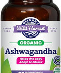 Oregon'S Wild Harvest Organic Ashwagandha Nongmo Herbal Supplements For Stress Relief Immune Support Balanced Energy Levels & Mood Support 180 Count