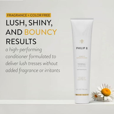 Philip B Gentle Conditioner 6 Fl. Oz. (178 Ml) - Fragrance Conditioner With Shea Butter And Vitamin B5 To Add Shine And Bounce To Hair