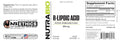 Nutrabio R-Lipoic Acid Supplement 200Mg Active Stabilized R-Ala - Optimized Alpha Lipoic Acid Formula For Better Absorption To Support Health And Wellness 60 Capsules