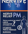 Nervive Nerve Relief Pm Occasional Nerve Discomfort Ii Sleep Aid Starts Working In 7 Days Stabbing Burning Alpha Lipoic Acid Melatonin B Vitamins Turmeric Ginger Nervive Supplement 30 Ct