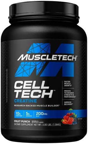Muscletech Celltech Creatine Powder Bundle Muscle Builder & Post Workout Recovery Drink For Men & Women 6 Lbs And 3 Lbs
