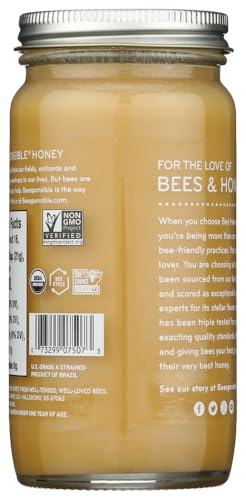 BEE HARMONY Organic Eucalyptus Raw Creamed Honey, 12 OZ