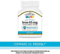 21St Century Iron 65 Mg Ferrous Sulfate 325 Mg Tablets, 120 Count