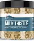 Earthborn Elements Milk Thistle 200 Capsules, Pure & Undiluted, No Additives