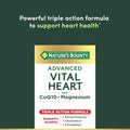 Nature'S Bounty Nature S Bounty Advanced Vital Heart With Coq10 Magnesium Antioxidant Supports Healthy Blood Pressure Cholesterol Circulation Triple Action Formula Coq10 Magnesium Supplement 60 Softgels