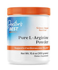Doctor'S Best Doctors Best Pure L-Arginine Powder - L Arginine Supplement For Men & Women Supports Nitric Oxide Levels & Heart Health Blood Flow Support Gluten Free Vegan Non Gmo 10.6 Oz
