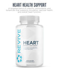 Revive Md Health Supplements 90 Veggie Capsules - Coq10 Supplement Supports Heart Muscle Function - Coenzyme Q10 200Mg Promotes Healthy Flow - Vegan-Friendly & Gluten-Free (30 Servings)