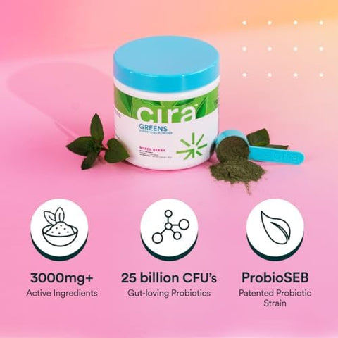Cira Bundle: Greens Mixed Berry & Alicia Mccarvell'S Hydration Very Grapeful
