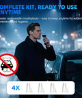 Lyraaxis BreathalyzerProfessional-Grade Breathalyzers For Alcohol With 12 Replaceable MouthpiecesHigh-Accuracy Portable Alcohol Breathalyzer Tester For Personal Home & Travel Use