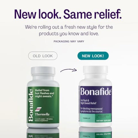 Bonafide Thermella Fast-Acting Hot Flash And Night Sweats Relief. Ã¢â‚¬â€ 1-Month Supply (60 Tablets)