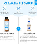 Sugar Free Vanilla Simple Syrup for Coffee, Cocktails, Matcha - Sweetened with Allulose and Monk Fruit - Infused with Real Vanilla - 13.5 oz
