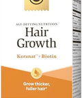 Solgar Hair Growth Age-Defying Nutrition For Men & WomenÃƒÂ¢Ã¢â€šÂ¬Ã¢â‚¬ÂThicker Fuller Hair Growth With Keranat Oil, Biotin, Zinc And Copper - One Softgel Daily, Vegan, Dairy, Soy And Gluten Free, 30 Servings