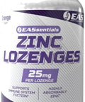 EAS Zinc Lozenges Highly Absorbable with No Fillers or Additives Supports Immune Function Gluten Free Non GMO 100 Lozenges (Orange Flavor)