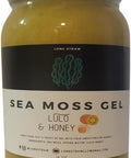 Longstraw Lulo & Honey Sea Moss Gel, 100% Organic, All Natural, Non-GMO, Plant-Based Marine Superfood Supplement for Immune Support & Gut Health, for Men & Women