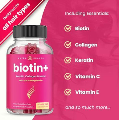 Nutrachamps Biotin+ & Biotin. The Complete Duo For Hair Skin And Nails.