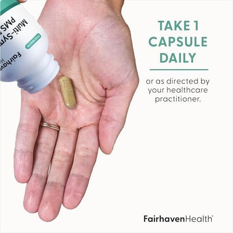 Fairhaven Health MultiSymptom PMS Relief for Women PMS Support Supplement for Women Relief from Cramps Bloating Vegan 30 Capsules